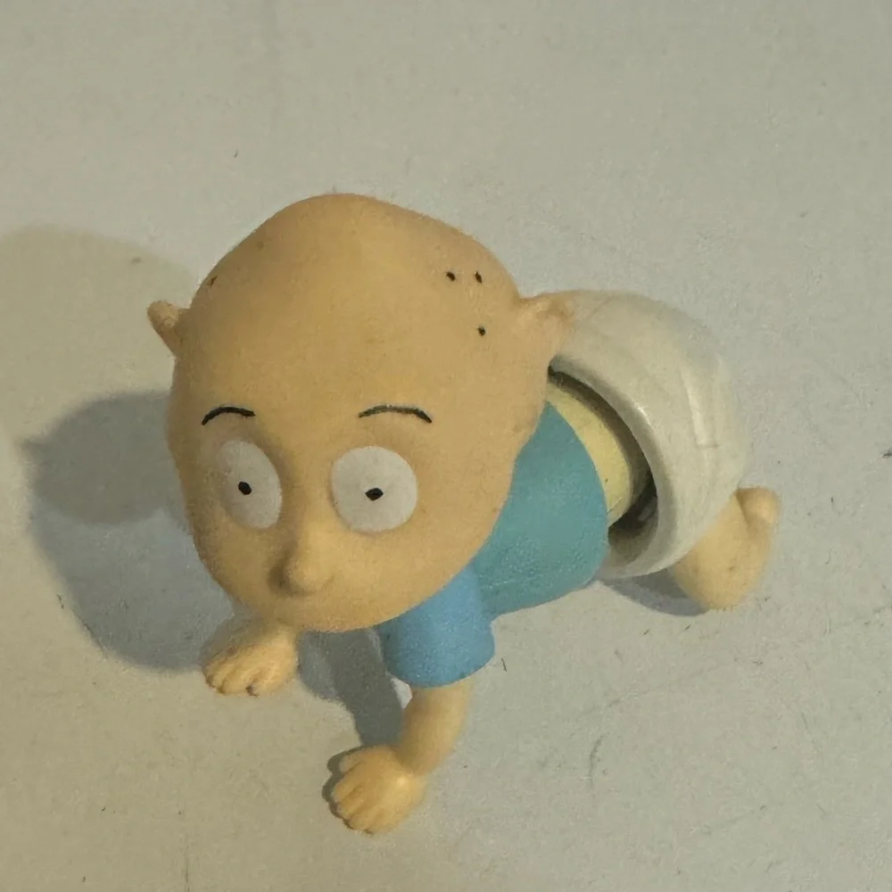 Vintage Rugrats Wind up Tommy Pickles Crawling Baby 1998 Fully functioinal